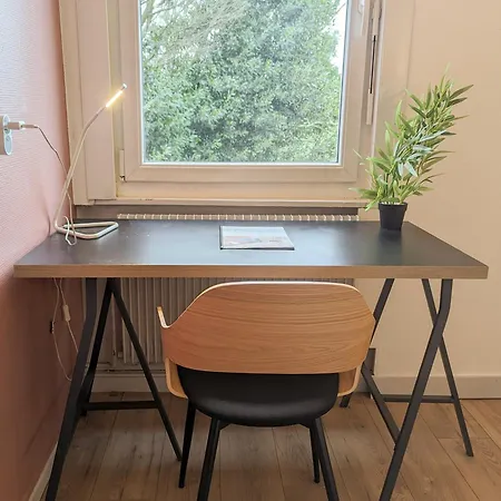 Le Cocon Bleu - Calme - Parking Gratuit - Fibre דירה אראס