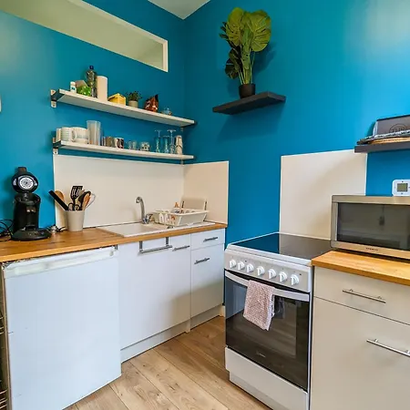 Le Cocon Bleu - Calme - Parking Gratuit - Fibre Apartment